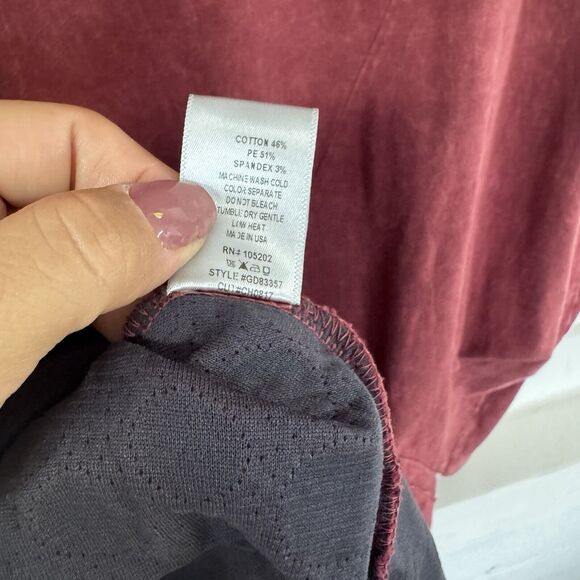 Chalet et Ceci Tunic Dress Cowl Neck Zip Abstract Long Sleeve Flawed Medium - Picture 5 of 11